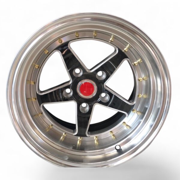 RIN 15X9 5-114  ACE  28 NEGRO MAQUINADO CB83 ET+0
