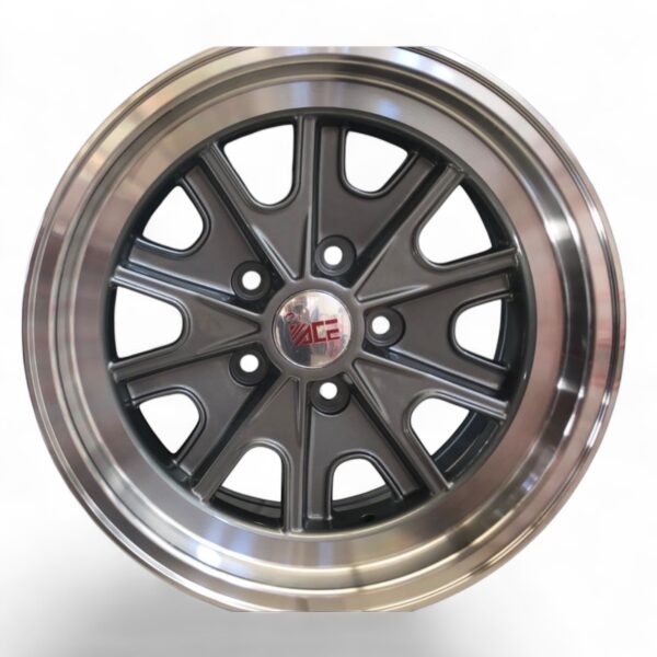 RIN 15X9 5-114  ACE  30 GRIS OXFORD CAMA MAQUINADA  CB73.1 ET+15
