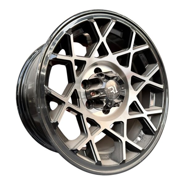 RIN 15X8 6-114  R1 SPORT  4167 MAQUINADO NEGRO CB83 ET+0