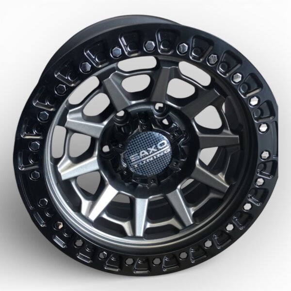 RIN 15X8 5-139  SAXO  SX19 GRIS OXFORD ARO NEGRO CB66.1 ET-10