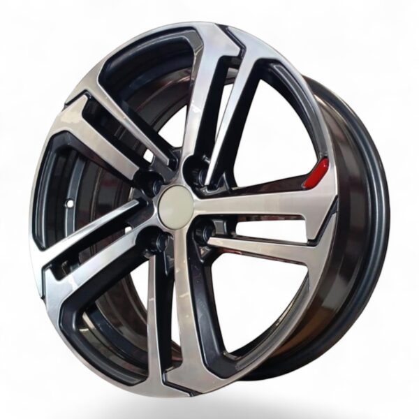 RIN 17X6.5 4-108  SAXO  AZ447 MAQUINADO GRIS OXFORD CB65 ET+20