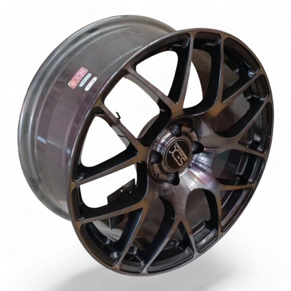 RIN 17X7.5 4-100 SEX WHEELS DESEO NEGRO BRILLANTE CB73 ET+35