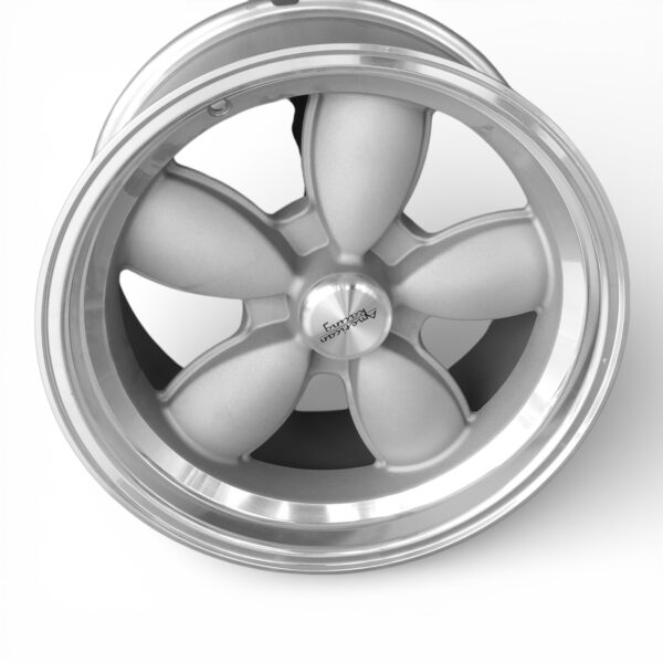RIN 17X8/9 5-CIEGO AMERICAN RACING VN504 GRIS RASPOSO MAQUINADO CB72.6 ET+0