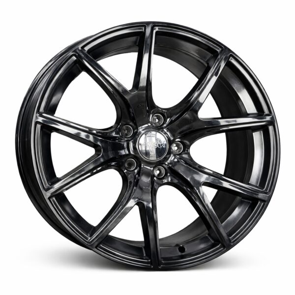 RIN 20X9.5 5-127  R1 SPORT  808 NEGRO BRILLANTE CB71.5 ET+30