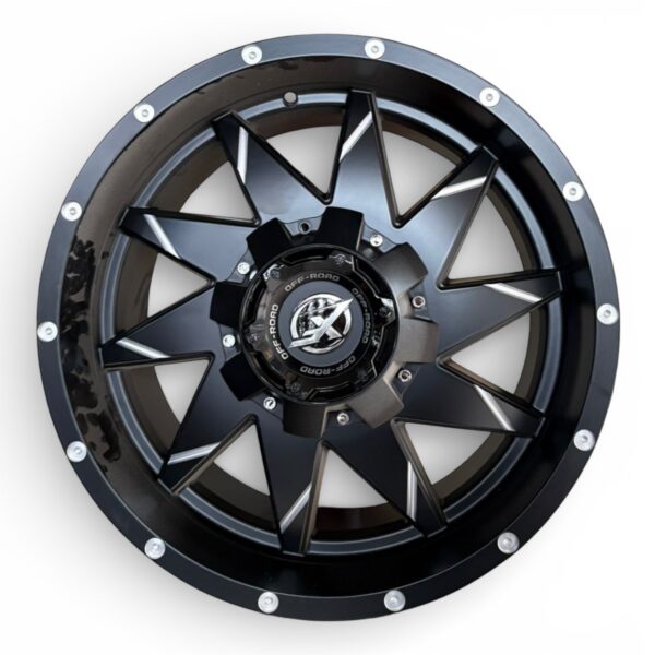 RIN 20X9 6-139  X-F  L1451 NEGRO SATINADO FILO GRIS CB108 ET+18