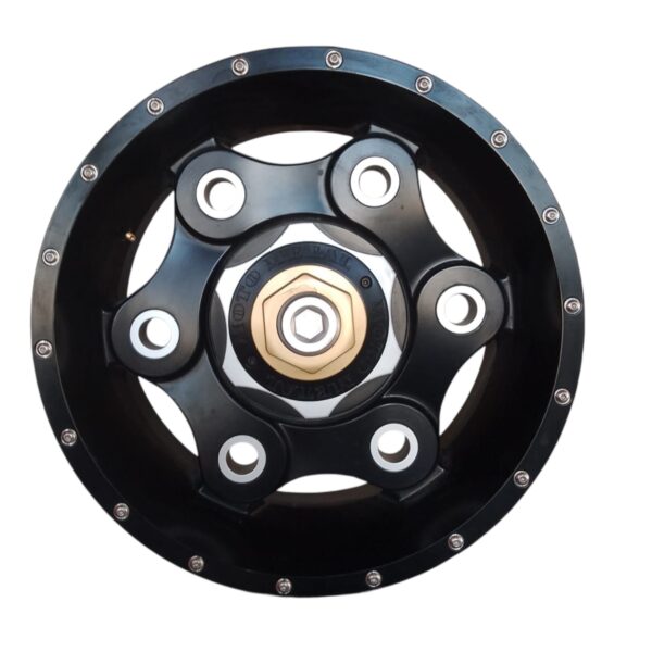 RIN 20X10 6-139 MOTO METAL MO NEGRO MATTE GRIS DORADO CB83 ET-15