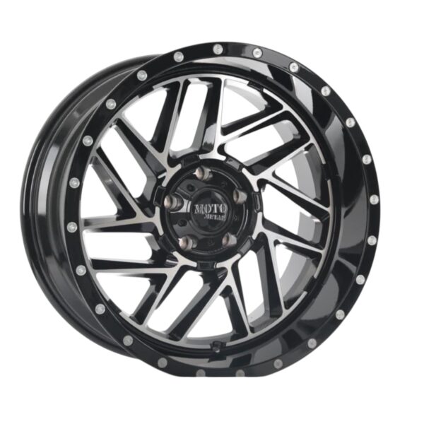 RIN 20X10 5-127 MOTO METAL MO985 NEGRO MAQUINADO CB71 ET-18