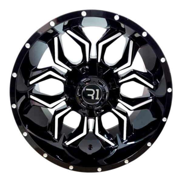 RIN 22X12 5-139/150  OFF-ROAD STYLE  LP109 NEGRO MAQUINADO CB110 ET-44