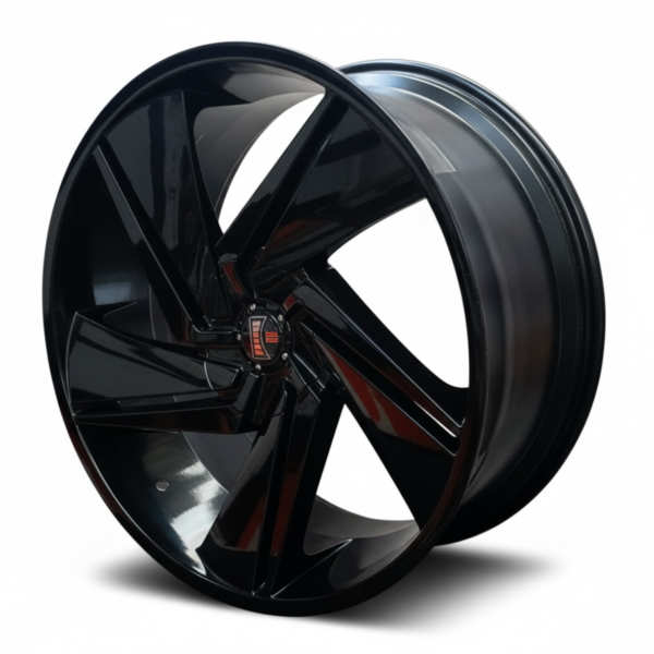 RIN 24X10 6-139  DUB  S247 NEGRO BRILLANTE CB72.7 ET+10